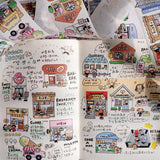 If you could open a shop of your choice, what would you open? A Bakery? A donut store? A Flower shop? A handicraft shop? Or just some vending machines?...

In volume 31, you will find whatever shop you are wishing for, you can open as many shops you want in your own journal.