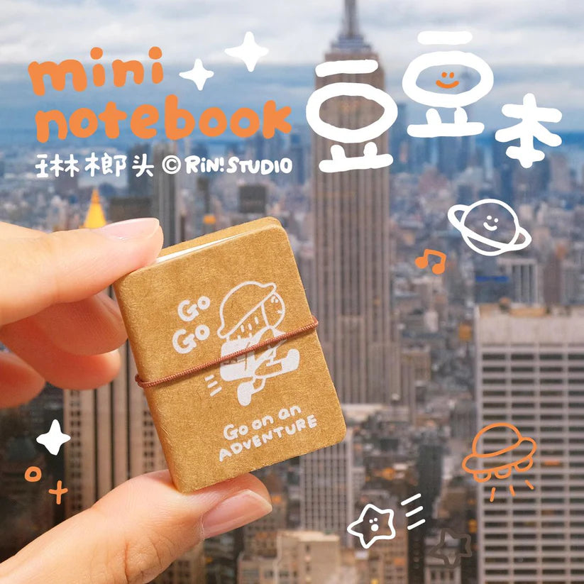 RiN! Studio - Mini Notebook

This probably is one of the cutest product our studio have ever made. The mini notebook can basically fit anywhere, and you can either write down some fun topics or put in some of the stickers in the notebook to show case your unique side.

Grab the mini notebook and show your own style!

1.2x 1.6 inches
Cover by kraft paper &amp; inner page by 115g high quality paper
60 blank pages