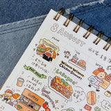 Volume 11:
Are you hungry my friend? Here we bring you the <bon appetite="" western=""> category

Food enthusiasts, unite! Delicious food truly brings great comfort. The Western cuisine series includes fast food, French cuisine, Italian dishes, afternoon tea, and much more. When you can't decide what to eat, just take a look at the food-themed washi tapes for inspiration!

SIZE:&nbsp;Full roll: 30mm wide x 5m long (5 loops)
Materials: Washi tape on release paper</bon>