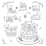Join the lazy bear Rilakkuma and friends for an adorable coloring adventure full of sweet and savory treats, from berries and cakes to hamburgers and pizza. This book is one of the first in a new series of officially licensed Rilakkuma coloring books!

Rilakkuma, meaning “bear in relaxed mode,” is beloved worldwide for its irresistible kawaii cuteness. Now, for the first time, you can collect a series of cute and cozy coloring books featuring Rilakkuma, Korilakkuma, Chairoikoguma, Kiiroitori, and friends. T