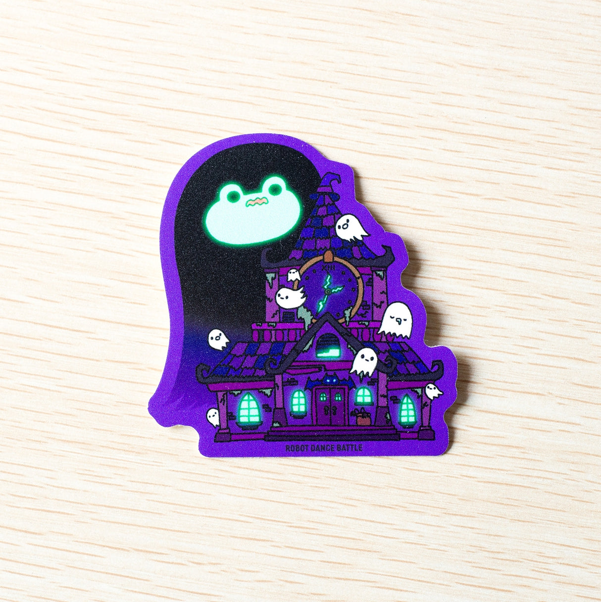 Robot Dance Battle&nbsp;- Haunted Mansion Sticker
