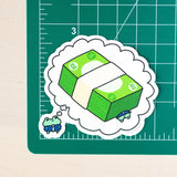 Dream of bigger monies.

Printed on premium, durable weatherproof vinyl. Great for planners, bullet journals, laptop, water bottles, anywhere!

This is a 3 x 2.75" sticker.