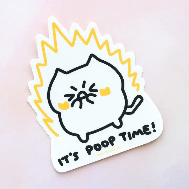 Get fired up to... poop!

Printed on premium vinyl with a UV laminate to protect it from the sun. Great for planners, bullet journals, laptop, water bottles, anywhere!

Each sticker is approximately 2.4x3".
