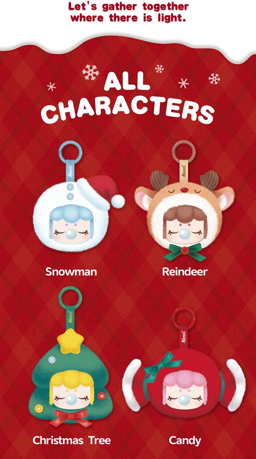 Rolife Nanci Christmas Gift Plush Pendant Blind Box