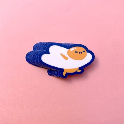 Hannakin Runny Egg Vinyl Sticker