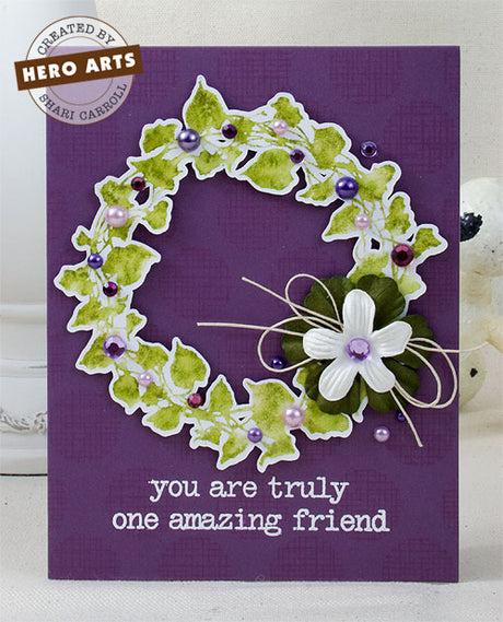 Ivy Wreath Stamp