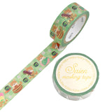 SAIEN - Shiba Inu and Japanese Sweets Washi Tape