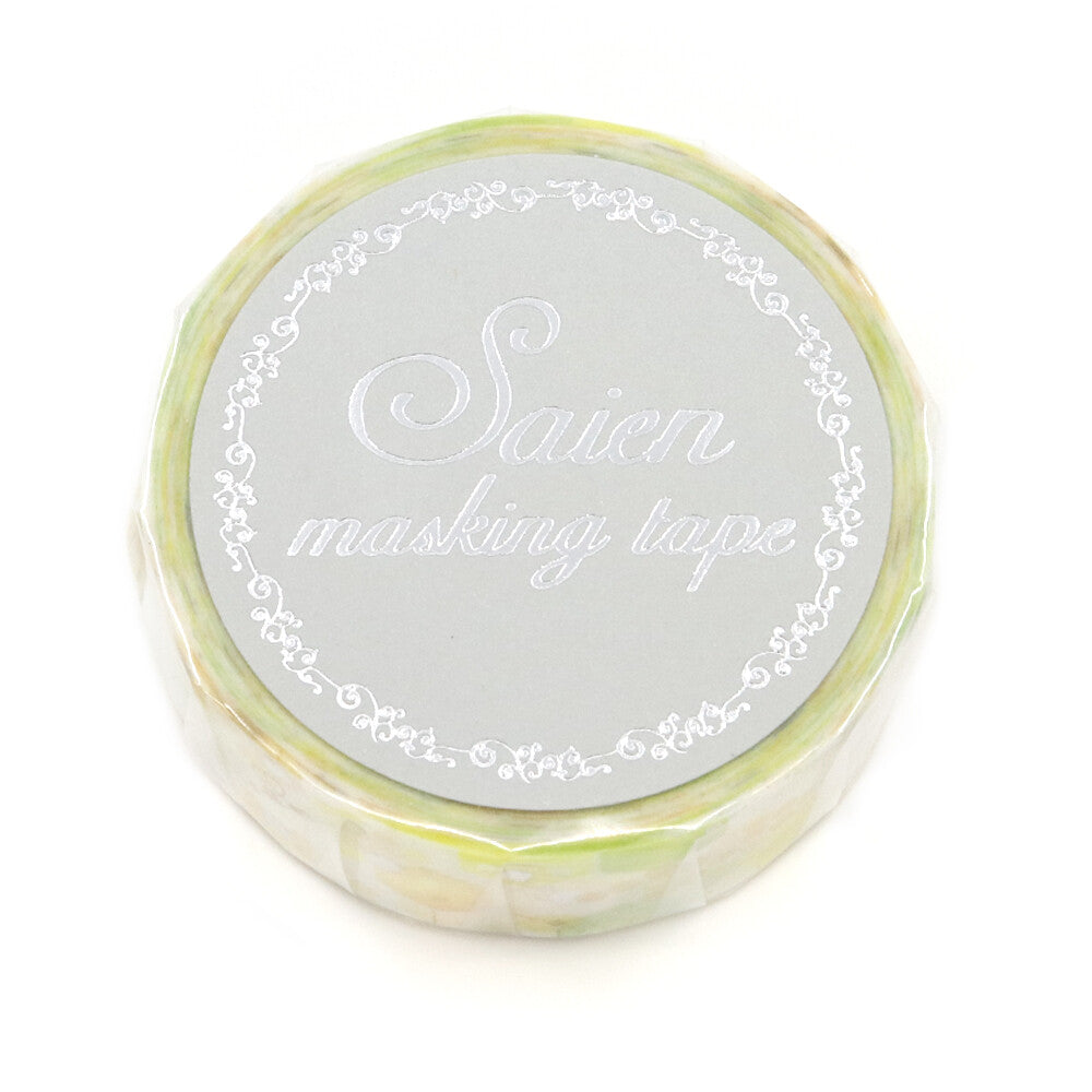 Sized at 15mm × 7m, this tape adds a clean, nature‑inspired accent to journals, planners, scrapbooks, and spring‑themed projects. A simple ribbon of honeyed warmth for any page.