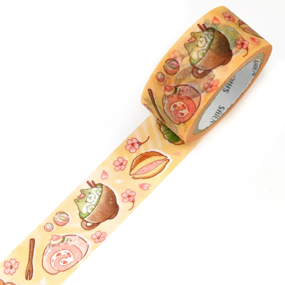 Light, airy, and beautifully illustrated, this washi tape brings a festive elegance to journals, planners, gift wrapping, and seasonal crafts. It’s a small ribbon of springtime delight, perfect for anyone who loves the poetry of Japanese tradition.