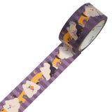 The translucent Japanese paper gives each motif a gentle glow, making the design feel like a tiny nighttime adventure.

Sized at 20mm × 7m, it’s perfect for decorating journals, planners, treat bags, party invites, and October happy mail. A playful ribbon of Halloween magic, cute enough to charm, spooky enough to delight.