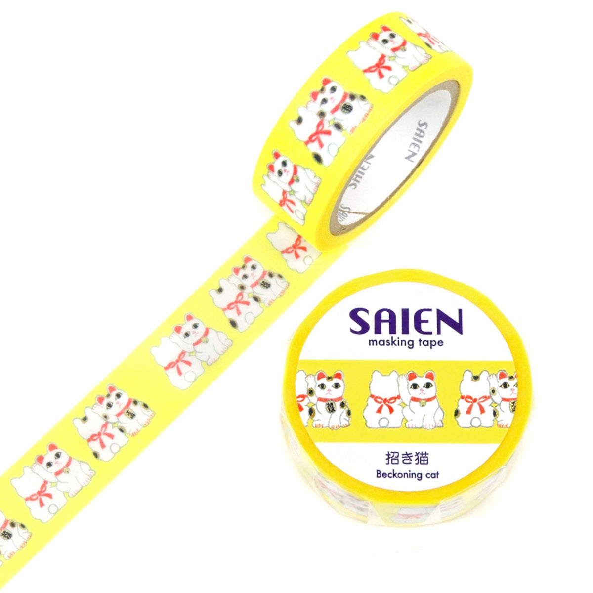 SAIEN Washi Tape - Beckoning Cat