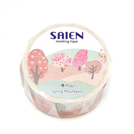 SAIEN Washi Tape - Spring Mountains (UR-4058)