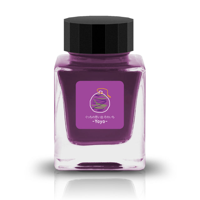 ぐっちの思い出 01 Yoyo&nbsp;Ink

The Sura &amp; Gucchi Collection is a collaboration with 2 ink masters who developed the color palette and are known for unique and vibrant colors. These inks are a tribute to the unique ink making styles within their community.&nbsp;

RGB: 158, 71, 154
Purple with green sheen

30ml