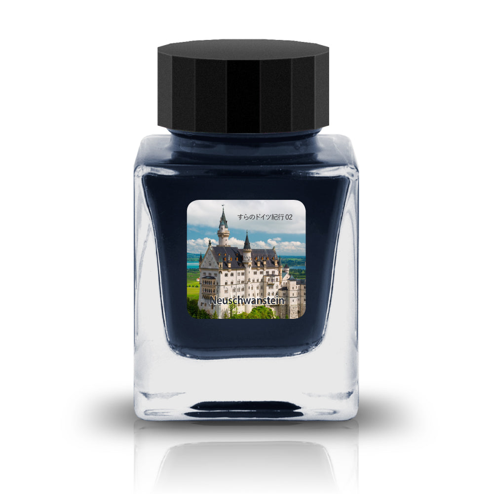 すらのドイツ紀行 02 Neusschwanstein Ink

The Sura &amp; Gucchi Collection is a collaboration with 2 ink masters who developed the color palette and are known for unique and vibrant colors. These inks are a tribute to the unique ink making styles within their community.&nbsp;

RGB: 30, 54, 82
Brown Grey

30ml