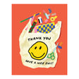 Our first Stationery Store Day cards!&nbsp;

This card features a shopping bag filled with all the stationery goodies!

Blank inside
Includes 1 postcard
Artwork property of Karen Schipper