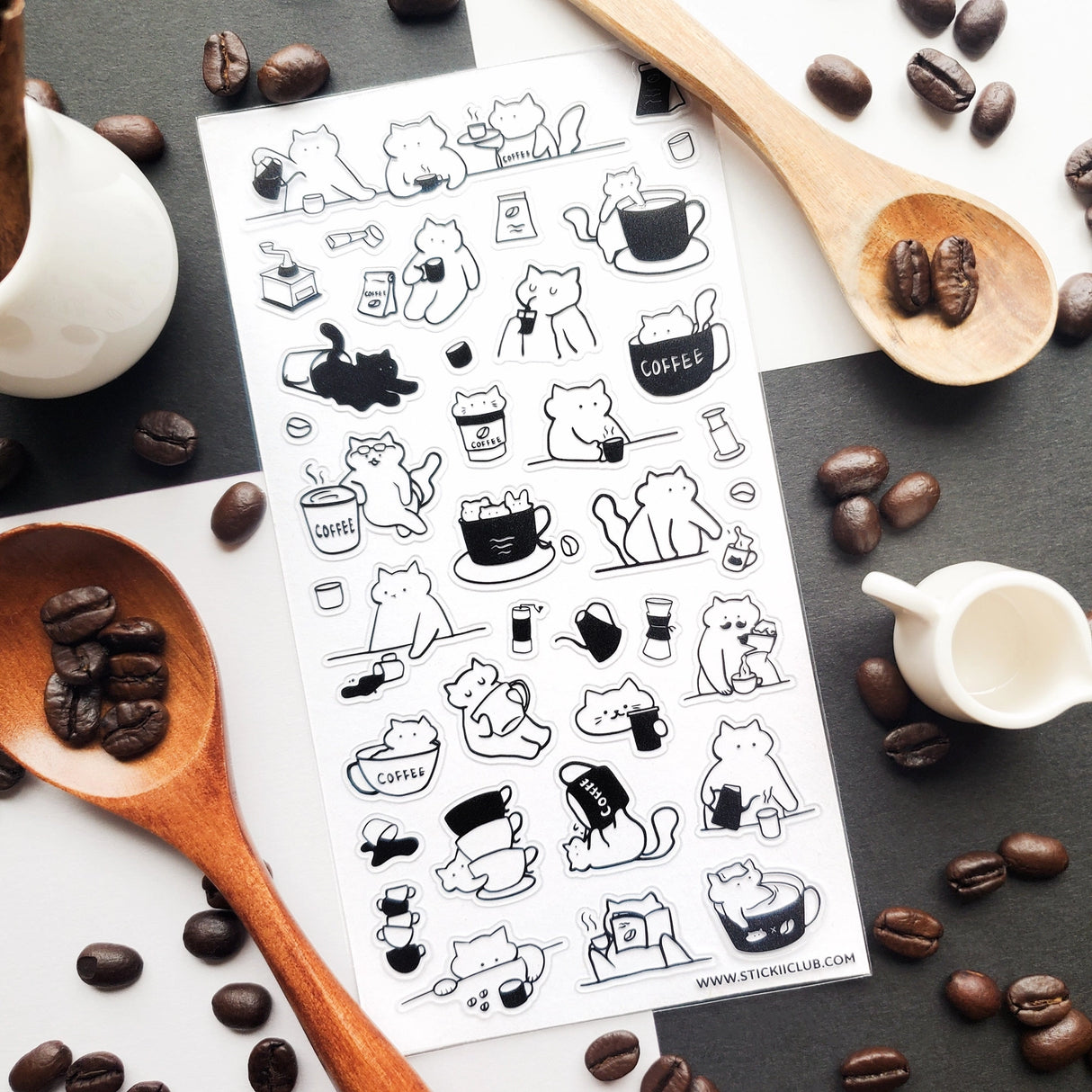 ☕🐱 Running on caffeine and cattitude? This purr-fectly jittery crew knows the grind never stops! These feisty felines are brewing up trouble, napping mid-sip, and living their best espresso lives - one cup (or five) at a time. Whether you’re a latte lover or a drip devotee, these cool cats are here to remind you: stay grounded, but never decaffeinated!