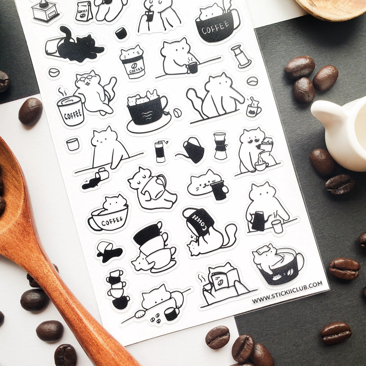 ☕🐱 Running on caffeine and cattitude? This purr-fectly jittery crew knows the grind never stops! These feisty felines are brewing up trouble, napping mid-sip, and living their best espresso lives - one cup (or five) at a time. Whether you’re a latte lover or a drip devotee, these cool cats are here to remind you: stay grounded, but never decaffeinated!