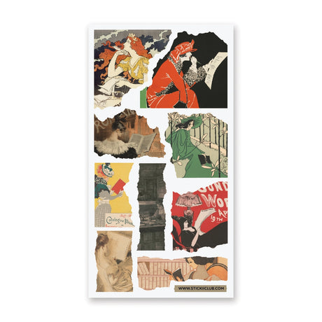 STICKII Erudite Lifestyle Sheet

📖 Discover this charming vintage-style sheet featuring illustrations of book lovers engrossed in reading and writing. It's a must-have for your collection, perfect for enhancing your journaling experience—whether you're an avid reader, a dedicated writer, or a creative sticker enthusiast.
