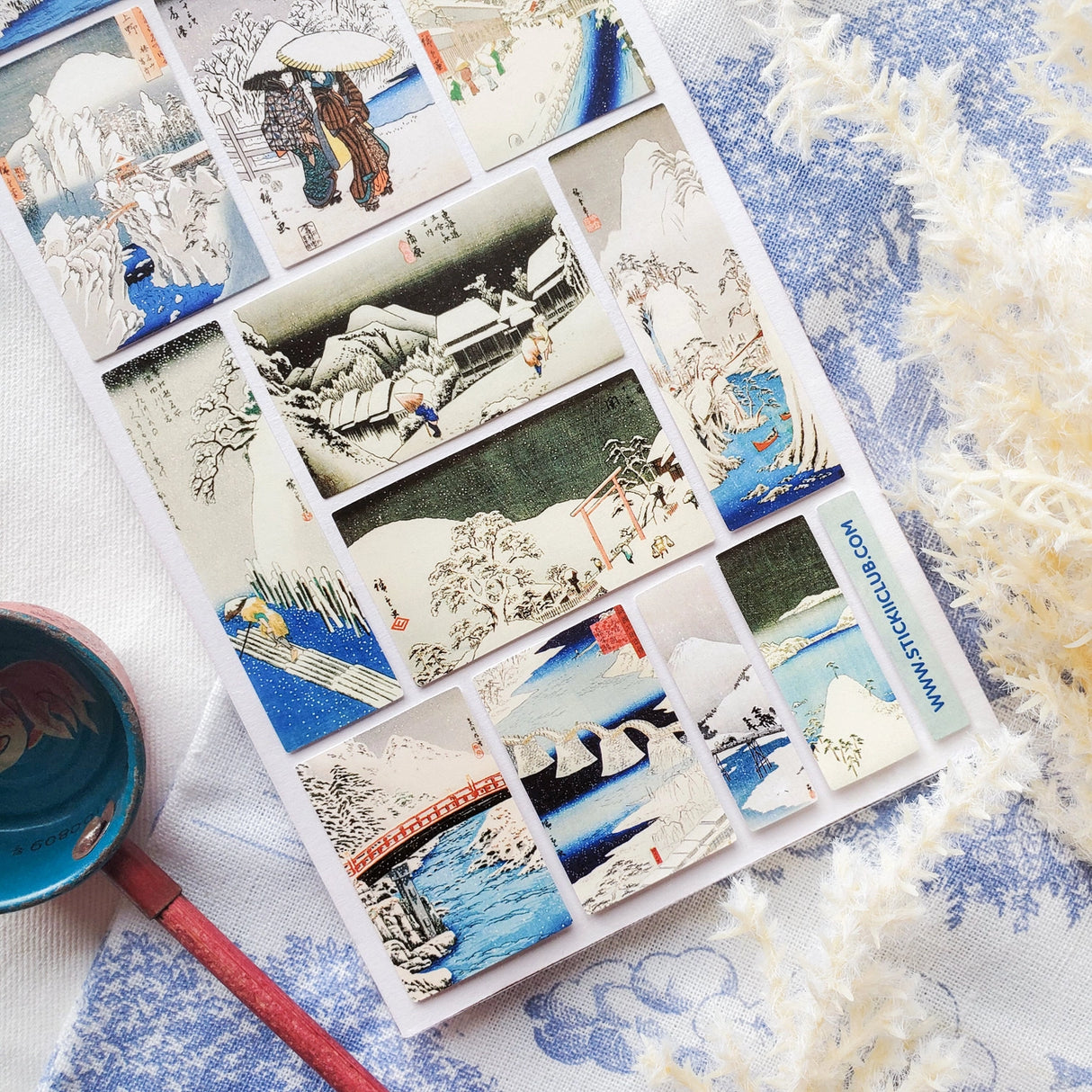 STICKII Japan in Snowfall Sticker Sheet

❄️🏔️ Discover the quiet beauty of a Japanese winter with this elegant set of vintage paintings.