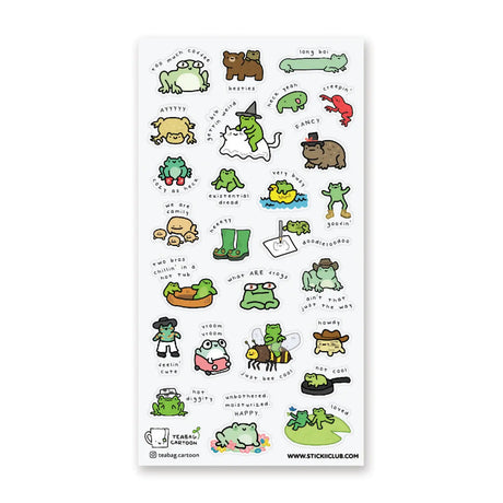 STICKII What ARE Frogs? #2 Sticker Sheet frog