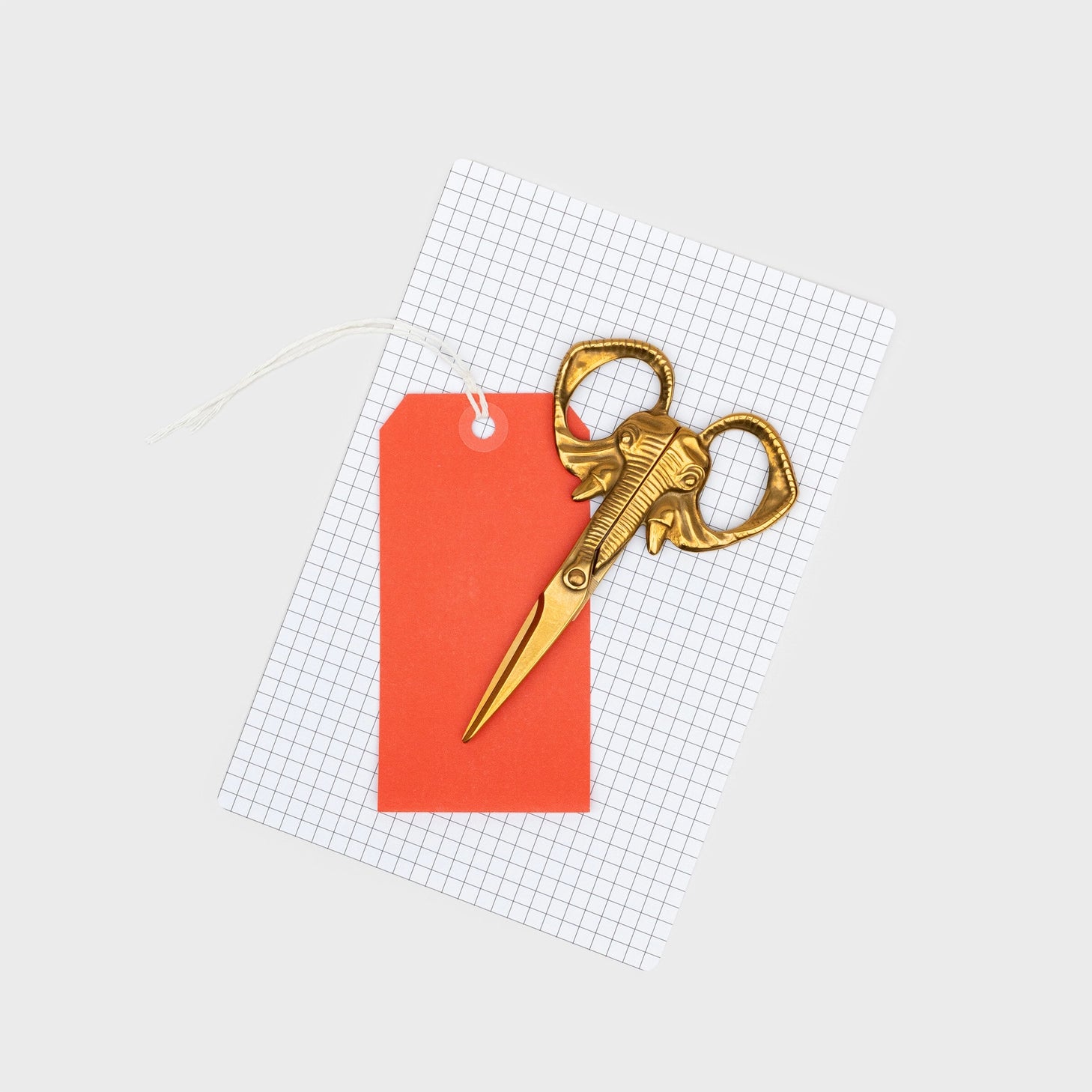 Big, bold, and beautifully designed — these No Bull! Jumbo Scissors are shaped like an elephant, combining strength, precision, and a touch of wild charm. With sharp stainless steel blades and a brass-plated finish, they’re perfect for everything from crafts to haircuts — and guaranteed to stand out on any desk or dressing table.