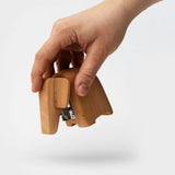SUCK UK Wooden Elephant Stapler - Small (Baby)

Charming elephant shaped wooden staplers. Bring some character to your desk. Stands proudly upright and adds instant personality to your workspace, practical and sculptural. Made from sustainably grown beech wood. Presented in simple kraft card boxes. Accessories for people who care what their environment looks like. And perhaps a reminder to care about the environment at large?

Baby: Mini Staples No.10 (10/4mm)
Made from sustainably grown beech wood.
Stapler