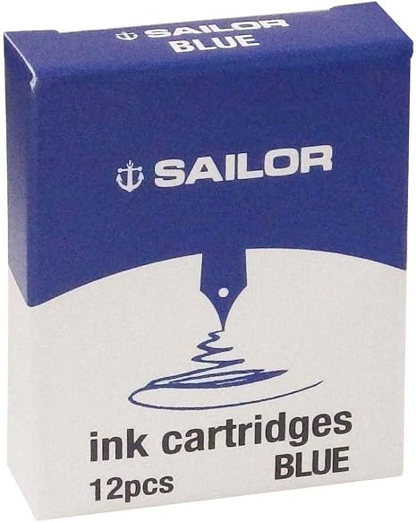 Sailor Blue Ink Cartridge - 12 pcs.

The trusty Sailor blue ink in convenient cartridges. Sailor proprietary ink cartridges are compatible for Sailor fountain pens.&nbsp;

1 box of 12 Sailor Blue Proprietary Ink Cartridges
Dye-based
Made in Japan