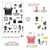 Need a little flavor to your style or possibly some small inspiration?&nbsp;Then the&nbsp;HST™ On My Desk Collection&nbsp;Stamps&nbsp;will be perfect for you. HST is where the details matter!!!

Product: Clear stamp
Size: Approximately 4 x 6 inches