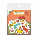 Pegatinas de copos de nieve de Saurus Land Tyrannosaurus Rex