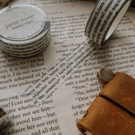 Washi tape inspired by Jane Eyre

15mm x 10m

color may vary slightly from your monitor
made in-house and handled with cozy care