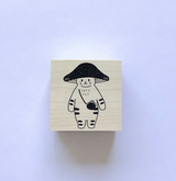 4legs Wooden Stamp - New Mushroom Cat