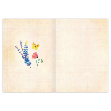 Seed Packets Blank Card

Card is blank inside with art.

• Size: A6, 4.6" x 6.4"
• Illustrated by Katie Daisy
• Full-color inside
• Paired with a Brown Kraft envelope
• Printed in the USAInside verse: Have a delightful birthday!

About The Artist: Katie Daisy was raised by the birds and warm breezes of small-town Lindenwood, Illinois, brought up among the wildflowers with roots planted deeply in the natural world. She found her voice and honed her skills at the Minneapolis College of Art and Design, graduat