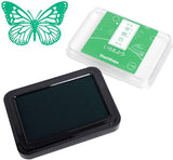 Inspired by traditional Japanese colors, Shachihata Iromoyo ink pads add a refined, earthy touch to any art project. They use oil-based pigment ink that’s acid-free, fast-drying, lightfast, and water-resistant. The ink also has a subtle sparkle to give your work extra shine. The pad’s ultra-fine fibers ensure the ink transfers cleanly to stamps with minimal pressure.