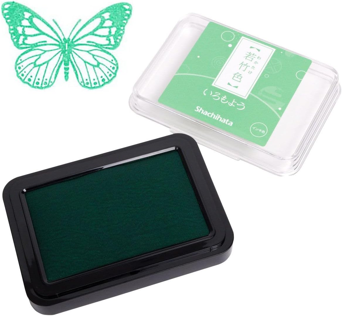 Inspired by traditional Japanese colors, Shachihata Iromoyo ink pads add a refined, earthy touch to any art project. They use oil-based pigment ink that’s acid-free, fast-drying, lightfast, and water-resistant. The ink also has a subtle sparkle to give your work extra shine. The pad’s ultra-fine fibers ensure the ink transfers cleanly to stamps with minimal pressure.