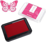 Inspired by traditional Japanese colors, Shachihata Iromoyo ink pads add a refined, earthy touch to any art project. They use oil-based pigment ink that’s acid-free, fast-drying, lightfast, and water-resistant. The ink also has a subtle sparkle to give your work extra shine. The pad’s ultra-fine fibers ensure the ink transfers cleanly to stamps with minimal pressure.