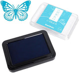 Inspired by traditional Japanese colors, Shachihata Iromoyo ink pads add a refined, earthy touch to any art project. They use oil-based pigment ink that’s acid-free, fast-drying, lightfast, and water-resistant. The ink also has a subtle sparkle to give your work extra shine. The pad’s ultra-fine fibers ensure the ink transfers cleanly to stamps with minimal pressure.