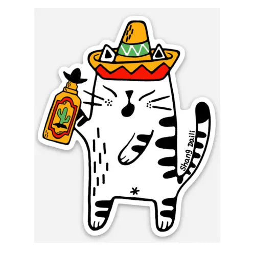 When Life Gives You Lemons Vinyl Sticker by ShangDaili

Only a true cat person would understand exactly how to capture a cats complex personality in a single image. ShangDaili is the perfect artist to represent all cat lovers with their wonderful art!