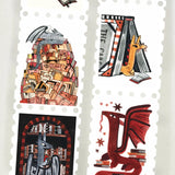 Book Wyrm Stamp Washi Tape – Dragons Who Hoard Books!
📚🐉 Why hoard gold when you can hoard books?
Meet the Book Wyrms — wise, whimsical dragons who’ve traded their treasure chests for full bookshelves. Perfect for bookworms, dragon lovers, fantasy fans, and anyone whose TBR pile is starting to look a little monstrous (in the best way).

💌 Stamp-Style Design
This tape is designed with individual stamp-like panels, making it great for cutting and using like stickers — ideal for journaling, snail mail, or a