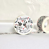 Add a sweet, springtime charm to your crafts with this delightful Little Lambs & Ivy Washi Tape! Featuring adorable little lambs frolicking through winding ivy vines, each one with a cheerful red ribbon tied around its neck.

My mum asked me for some spring tapes, and this is what I made! Much to her chagrin, I think she was hoping for something a but cuter but... This is what happens when you have a spooky cute loving daughter Mum. Love youuuu <3 


Details:
📏 Width: 20mm
📐 Length: 10m
✂️ Material: High-