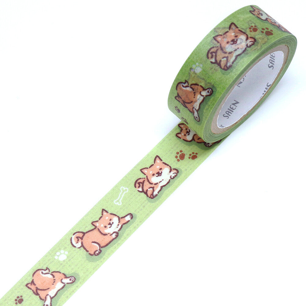 SAIEN - Shiba Dog Washi Tape