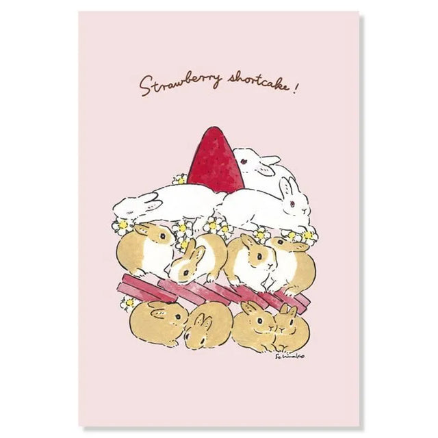 With a warm and light touch, it depicts the natural cuteness of the rabbits.
These are illustrated postcards that let you hear the stories woven by the rabbits.
It's great for gifting to someone or collecting it yourself to display in your room!