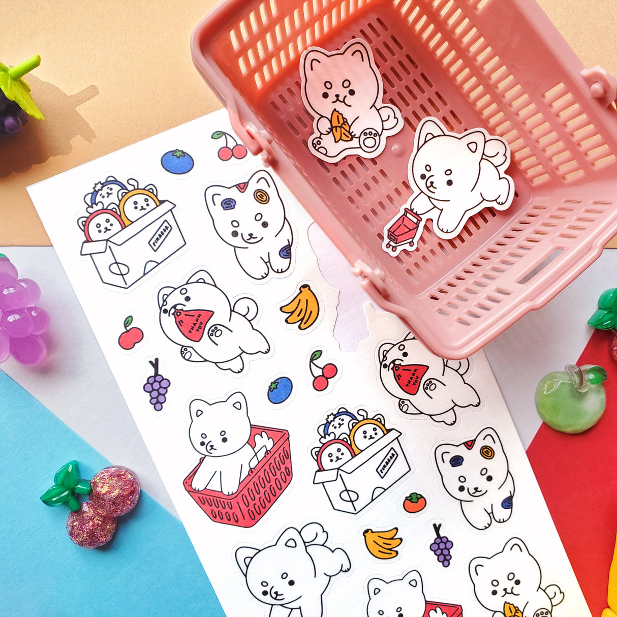 🍌🐕 Join&nbsp;@pikarar’s adorably sassy Shiba Inu on a paw-some shopping trip! From sweet cherries to juicy persimmons, tasty bananas and fresh blueberries, this precious pup is on a mission to find the yummiest fruits around.