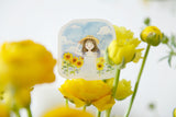 Pegatinas de copos de nieve de Simple Life Girl (12 piezas)