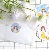 Pegatinas de copos de nieve de Simple Life Girl (12 piezas)