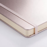 Cuaderno de bocetos de 3,5" x 5,5" en color champán rosado