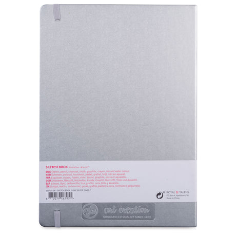 Sketch Book 8.3" x 11.7" Shiny Silver