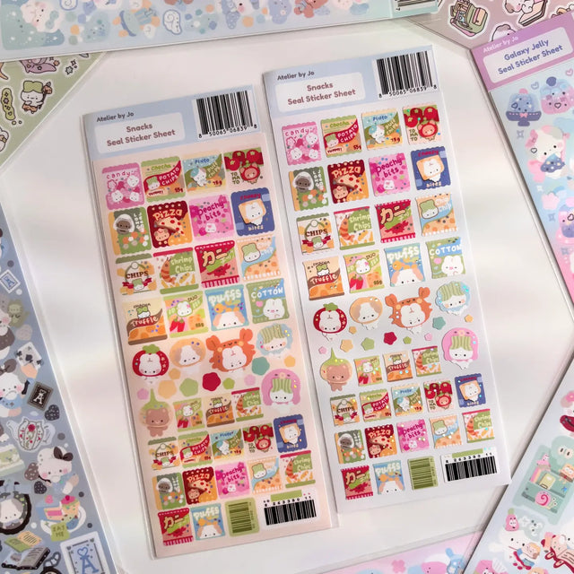 Bring your journal pages to life with our sticker sheets featuring original illustrations and characters! Thoughtfully designed for journals, planners, and creative minds, each sheet is filled with unique, hand-drawn elements to help you express your thoughts and decorate your pages with personality. Perfect for daily journaling, mood tracking, scrapbooking, or enhancing your planner spreads, these stickers add a touch of magic to every moment you document.

Product Type: Sticker Sheet