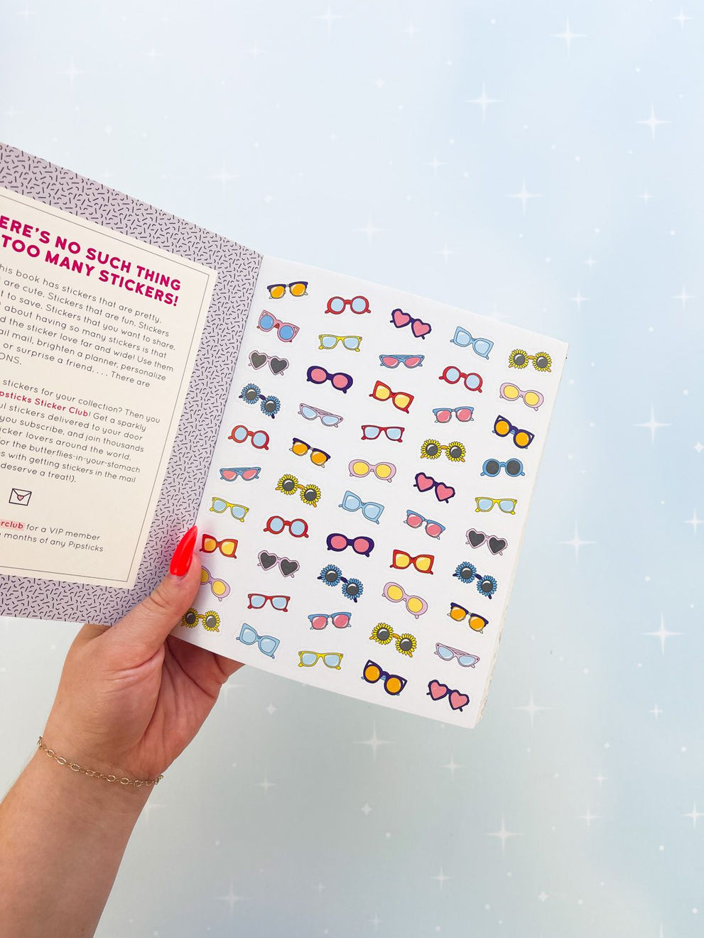 So. Many. Stickers. Pipsticks Sticker Book