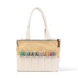 Soolla Studio Artist Bag - Driftwood

Your art is bold. Your bag should be too. The world's most loved art supply bag, pottery tool bag &amp; knitting project bag – backed by over 10,000 global artists!

✌️ 15 stunning colors ✌️

🌈 Over 30 Pockets Of Varying Sizes

🌈 Slanted Skinny Pockets : For your most-loved tools that beg for your attention (carving tools, knitting needles, crochet hooks

🌈&nbsp;Large Interior Storage + 2 interior pockets: Perfect for carrying glazes, knitting yarn, crochet supplies,