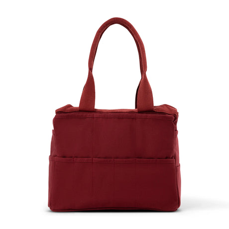 Your art is bold. Your bag should be too. The world's most loved art supply bag, pottery tool bag &amp; knitting project bag – backed by over 10,000 global artists!

✌️ 15 stunning colors ✌️

🌈 Over 30 Pockets Of Varying Sizes

🌈 Slanted Skinny Pockets : For your most-loved tools that beg for your attention (carving tools, knitting needles, crochet hooks

🌈&nbsp;Large Interior Storage + 2 interior pockets: Perfect for carrying glazes, knitting yarn, crochet supplies, and craft supplies

🌈 Phone &amp; Wa